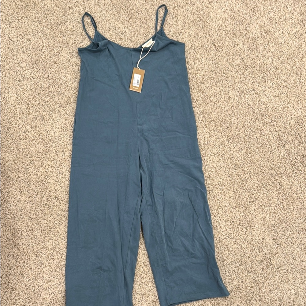 Coyuchi Solstice Women’s Romper Blue XS